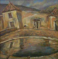 LE BASSIN DE SAINT SATURNIN - Claude-Max Lochu - Artiste Peintre - Paris Painter