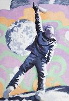 OBJECTIF LUNE - Claude-Max Lochu - Artiste Peintre - Paris Painter