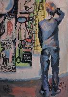 TRIBUTE FOR BASQUIAT - Claude-Max Lochu - Artiste Peintre - Paris Painter