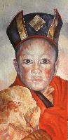 GYALWA KARMAPA ENFANT - Claude-Max Lochu - Artiste Peintre - Paris Painter