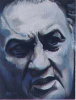 FEDERICO FELLINI - Claude-Max Lochu - Artiste Peintre - Paris Painter