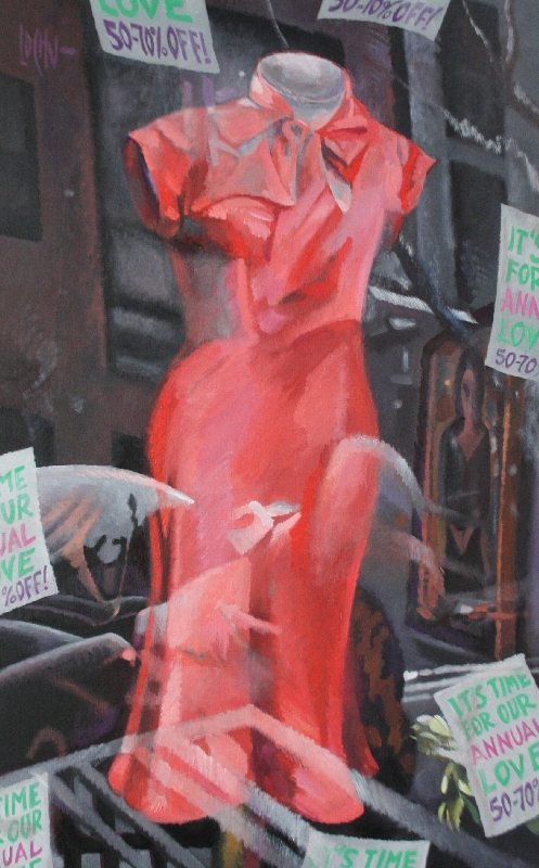 THE RED DRESS - 116x73