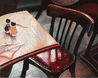 CAFE DE L'INDUSTRIE - Claude-Max Lochu - Artiste Peintre - Paris Painter