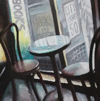FROM VESUVIO CAFE - Claude-Max Lochu - Artiste Peintre - Paris Painter