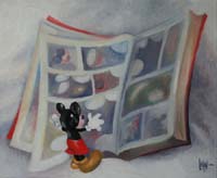 MICKEY & L'ALBUM - Claude-Max Lochu - Artiste Peintre - Paris Painter