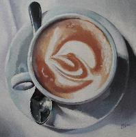 CAPPUCCINO DI TORINO - Claude-Max Lochu - Artiste Peintre - Paris Painter