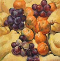 COINGS,RAISINS & MANDARINES - Claude-Max Lochu - Artiste Peintre - Paris Painter