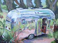 AIRSTREAM FLYING CLOUD - Claude-Max Lochu - Artiste Peintre - Paris Painter