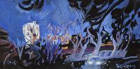 BLUE ALYSCAMPS - Claude-Max Lochu - Artiste Peintre - Paris Painter