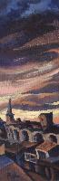 SURVOL NOCTURNE ARLESIEN 2025 - Claude-Max Lochu - Artiste Peintre - Paris Painter