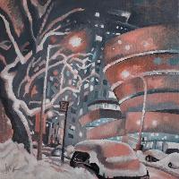 WINTERNIGHT IN FIFTH AVENUE - 60x60