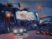 SUNSET STRIP - Claude-Max Lochu - Artiste Peintre - Paris Painter