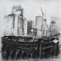 ON BROOKLYN BRIDGE - 50x50