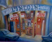 ELYSEES-LINCOLN CINEMA - Claude-Max Lochu - Artiste Peintre - Paris Painter