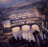 IL PONTE VECCHIO - Claude-Max Lochu - Artiste Peintre - Paris Painter