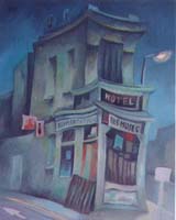 LES MUSES - HOTEL-ALIMENTATION - Claude-Max Lochu - Artiste Peintre - Paris Painter