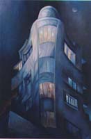 NOCTURNE A BOULOGNE - Claude-Max Lochu - Artiste Peintre - Paris Painter