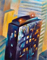 OLYMPIC TOWER - Claude-Max Lochu - Artiste Peintre - Paris Painter