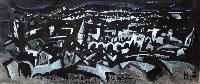 V.A. ARLES FROM LUMA TOWER - Claude-Max Lochu - Artiste Peintre - Paris Painter