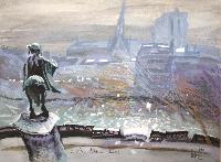 LE REVE D'ETIENNE MARCEL - Claude-Max Lochu - Artiste Peintre - Paris Painter