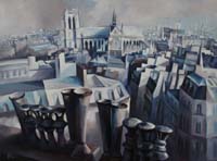 NOTRE DAME DE PARIS - Claude-Max Lochu - Artiste Peintre - Paris Painter