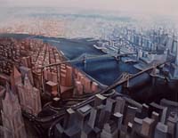 EAST RIVER - Claude-Max Lochu - Artiste Peintre - Paris Painter